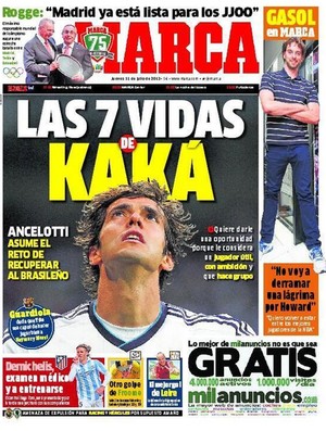 kaka capa marca (Foto: Reprodução/Marca)
