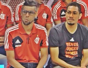 Léo Moura e Hernane no Flamengo (Foto: Reprodução/Instagram)