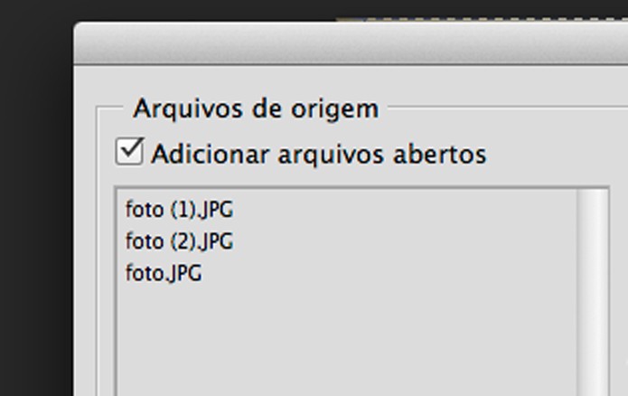 Opção para adicionar arquivos no Slideshow (Foto: Reprodução/André Sugai)