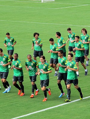 jogadores treino seleção brasileira (Foto: Janir Júnior) jogadores treino seleção brasileira (Foto: Janir Júnior)