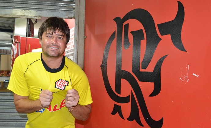 Luis Claudio Cacá Fanático Flamengo (Foto: Filipe Rodrigues)