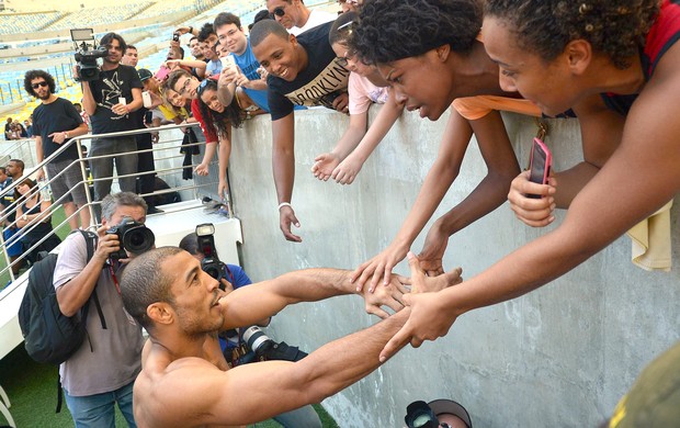 José Aldo treino Maracanã UFC 179 (Foto: Andre Durão)