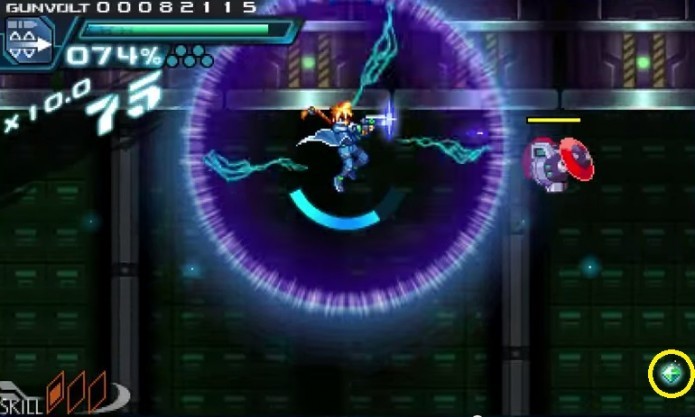 Azure Striker Gunvolt (Foto: Reprodução/Paulo Vasconcellos)