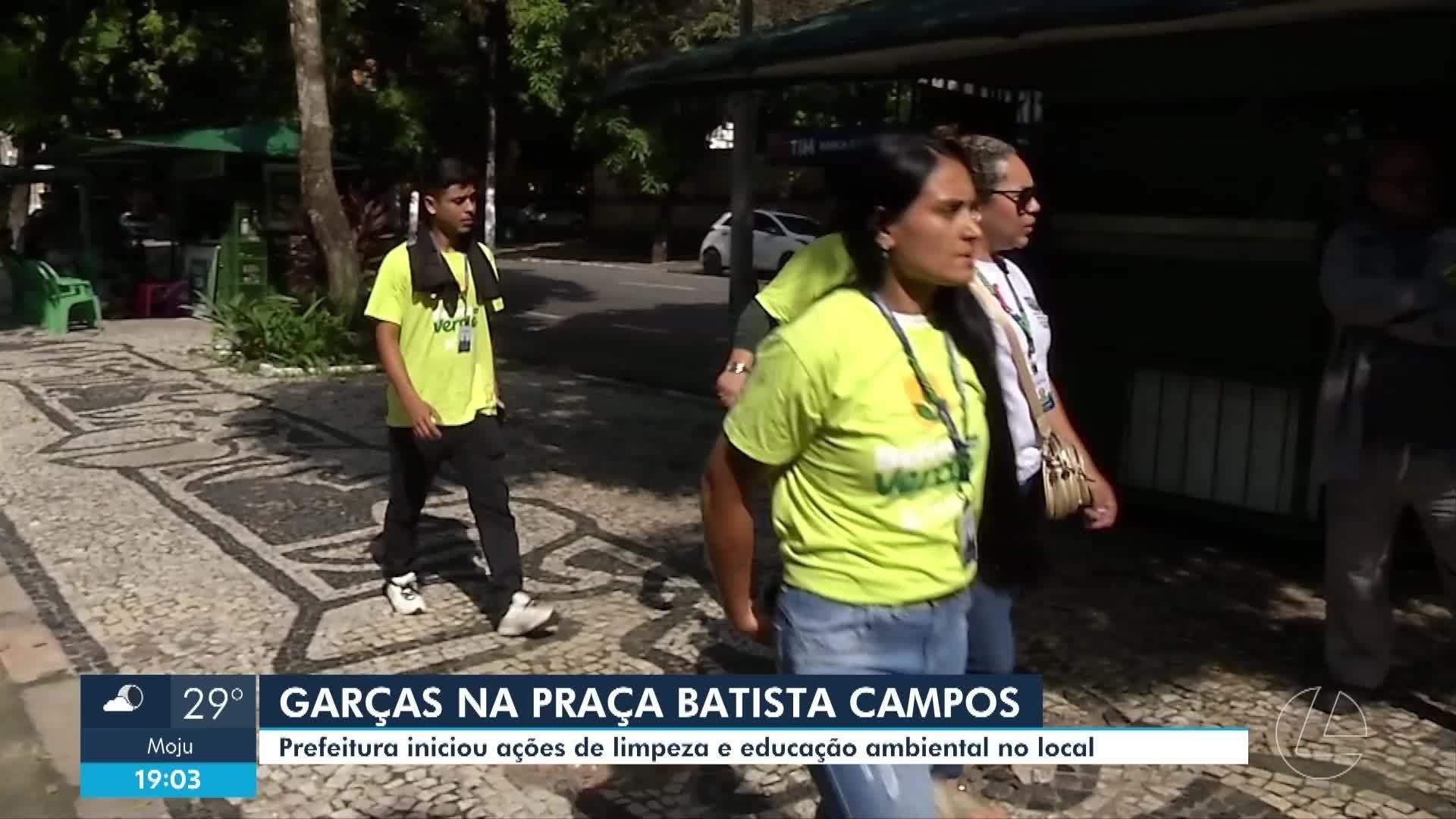 Praça Batista Campos em Belém recebe ações de limpeza e educação ambiental focadas em garças​‌​