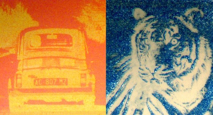 Essas imagens podem ser mais finas do que um fio de cabelo (Foto: Divulgação/Oxford University)