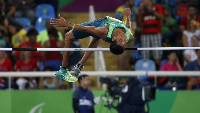 Jeohsah atleta do Salto em Altura; Paralimpíada (Foto: Cleber Mendes/MPIX/CPB)