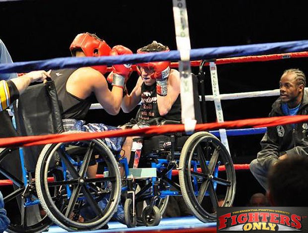 MMA Cadeira de Roda, Boxe (Foto: Reprodução)