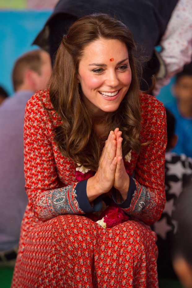 Kate Middleton na Índia (Foto: Getty Images)
