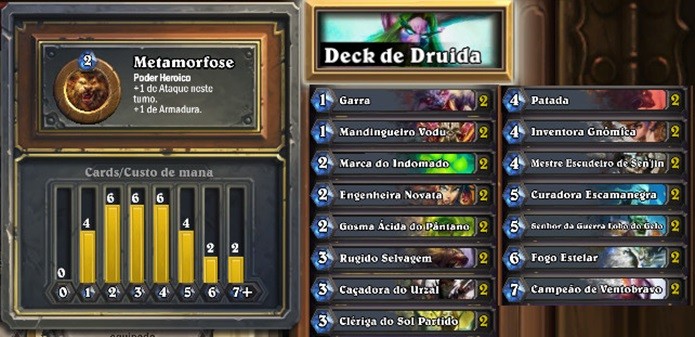 Deck Básico de Druida (Foto: Montagem / Dario Coutinho)