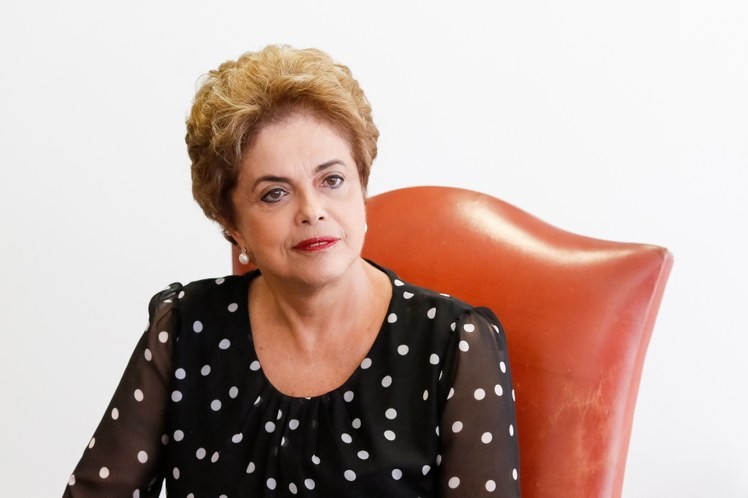 A presidente Dilma Rousseff durante entrevista nesta quarta-feira (13) (Foto: Divulgação)