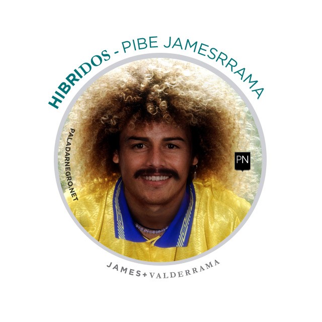 Jamesrrama, mistura de James Rodríguez com Valderrama