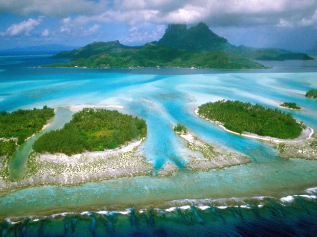 Ilha de Bora Bora (Foto: Creative Commons/MakeMake)