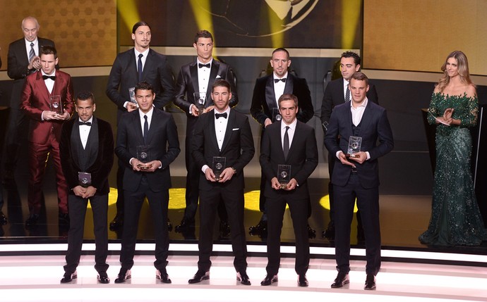 Seleção do ano bola de ouro fifa (Foto: AFP)