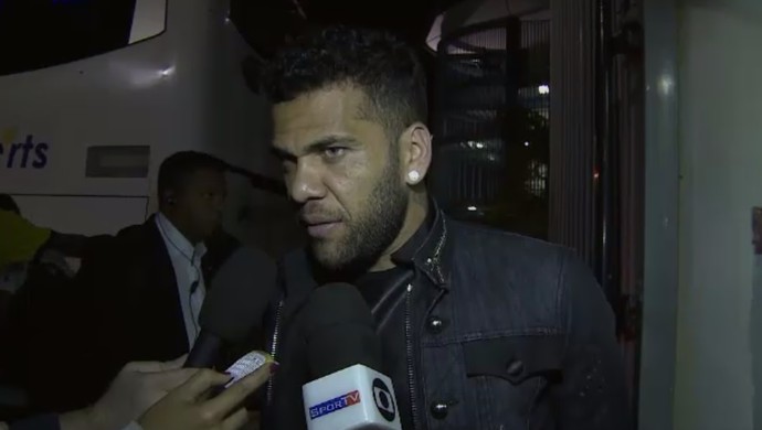 Daniel Alves (Foto: Reprodução / SporTV)