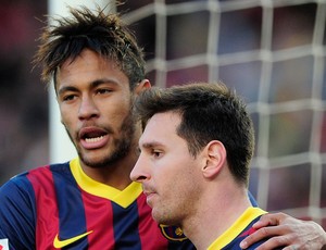 Neymar e Messi Barcelona (Foto: AFP)