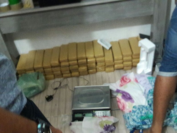 Durante operação uma grande quantidade de maconha foi apreendida (Foto: Divulgação/ Polícia Civil) Durante operação uma grande quantidade de maconha foi apreendida (Foto: Divulgação/ Polícia Civil)