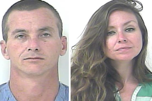 Sean Dempsey e Shanna Kelley disseram que queriam apenas 'se divertir' e mantiveram o ato sexual público por mais de 20 minutos em parque (Foto: Divulgação/Fort Piece Police Department)