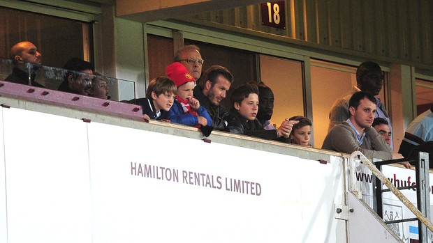 David Beckham manchester united e west ham (Foto: Agência Getty Images)