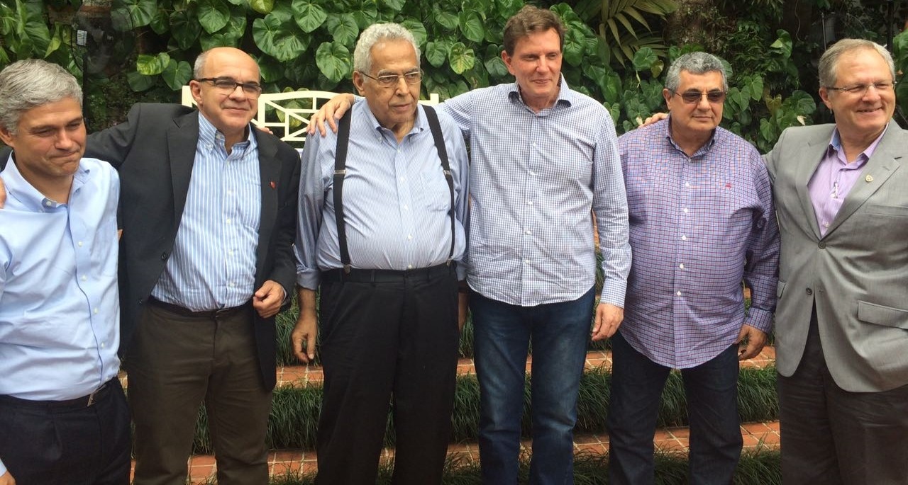 Peter Siemsen, Bandeira de Mello, Eurico Miranda, Crivella, Rubens Lopes e Carlos Eduardo Pereira