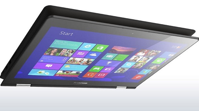 O Yoga 500 tem uma tela sensível ao toque e pode também ser usado em modo tablet (Foto: Divulgação/Lenovo)