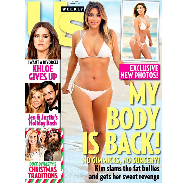 Kim Kardashian na capa da US Weekly (Foto: Reprodução)