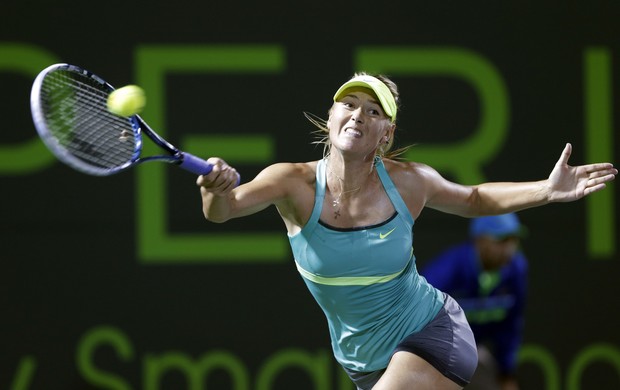 Maria Sharapova segunda rodada Miami (Foto: AP)