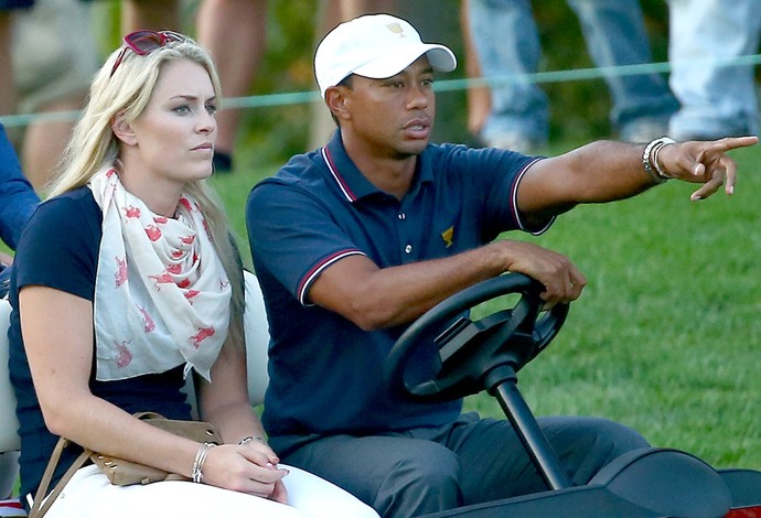 Lindsey Vonn torneio de golfe com Tiger Woods (Foto: AFP)