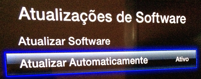 Opção de atualização automática de software depois de ativada (Foto: Reprodução/Edivaldo Brito)