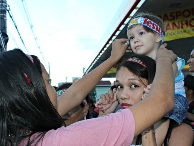 Marcha Para Jesus Manaus (Foto: Adneison Severiano/G1)