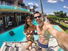 Mari Gonzalez e Jonas Sulzbach curtem resort 5 estrelas no Ceará