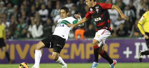 Robinho Coritiba e Michel Vitória (Foto: Geraldo Bubniak / Ag. Estado)