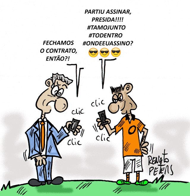 Modernidade moderna-charge Peters