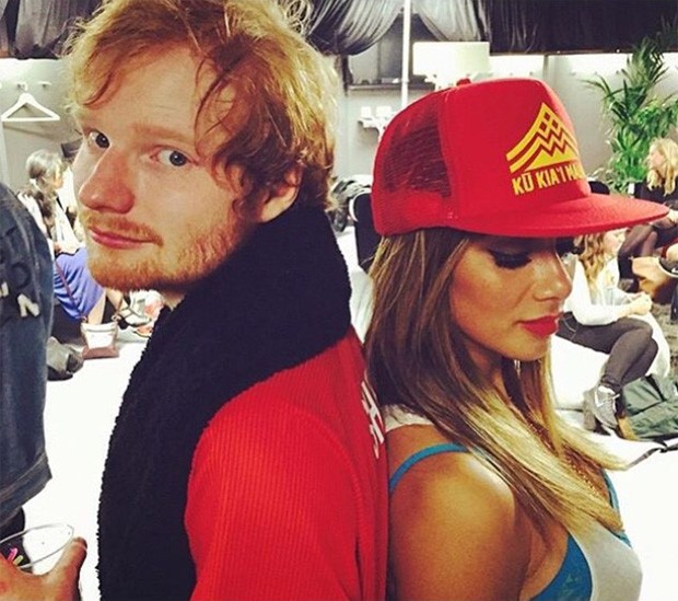 Ed Sheeran e Nicole Scherzinger (Foto: Instagram / Reprodução)
