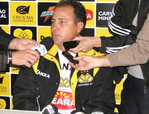 Márcio Goiano, técnico do Criciúma no início de 2012 (Foto: Divulgação / Criciúma EC)