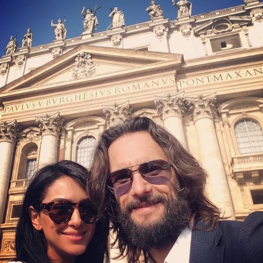 EGO Rodrigo Santoro é abençoado pelo papa Francisco notícias de Famosos