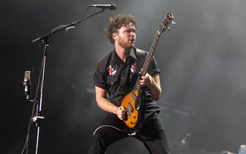 Royal Blood toca no Palco Mundo neste sábado (19), segundo dia de Rock in Rio (Foto: Luciano Oliveira/G1)