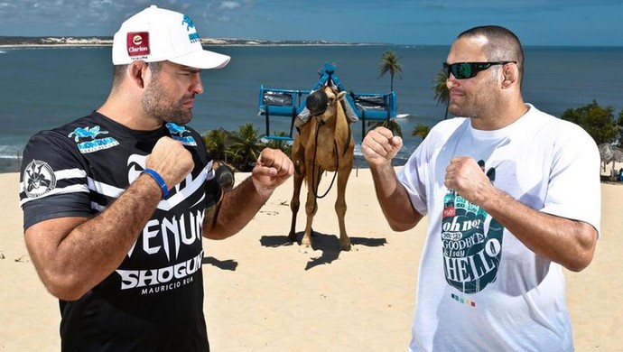 MMA Maurício Shogun e Dan Henderson (Foto: Reprodução/Twitter) MMA Maurício Shogun e Dan Henderson (Foto: Reprodução/Twitter)