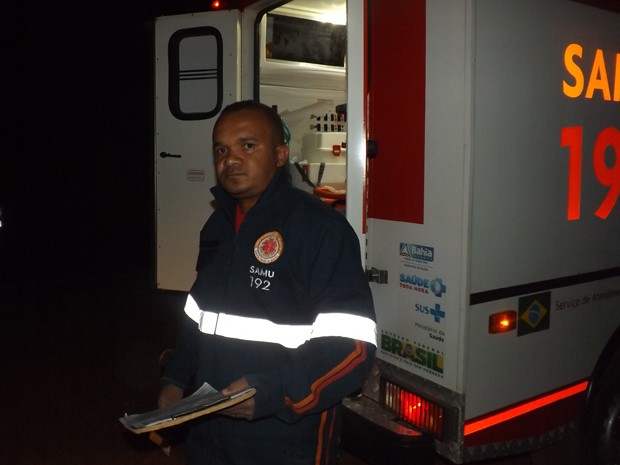 Jarbas Macedo é socorrista do Samu e atendeu acidente do irmão (Foto: Salomão Correia / site Alô Alô Salomão)