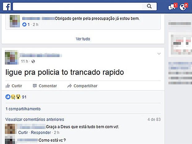 Pai de Santo sofre assalto e pede ajuda pelas redes sociais (Foto: Reproducao/Facebook)
