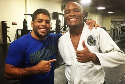 André Galvão e Anderson Silva (Foto: reprodução/Instagram)