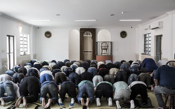 Mosque attended by the physicist Adlene Hicheur in Rio de Janeiro (Foto: Stefano Martini/ÉPOCA)