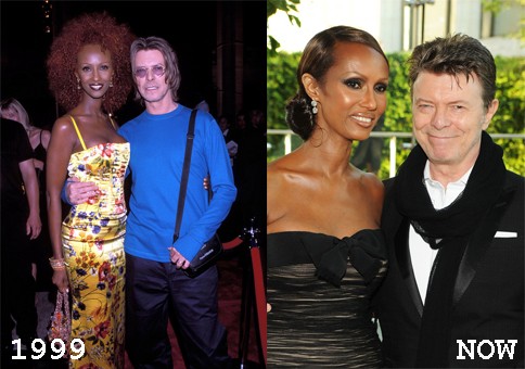 David Bowie & Iman, 1999 (Foto: .) David Bowie & Iman, 1999 (Foto: .)