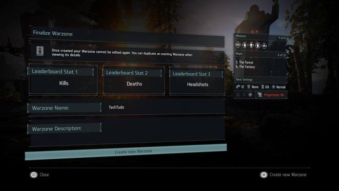 Killzone Shadow Fall: como criar uma sala de jogo no modo multiplayer (Foto: Reprodução/Murilo Molina)