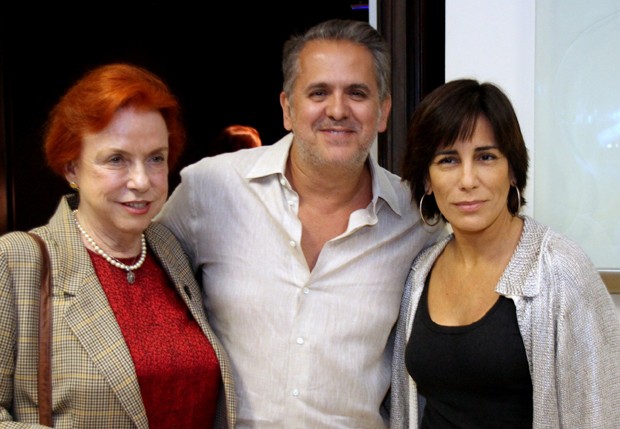 Lucy Barreto, Orlando Morais e Glória Pires (Foto: André Moreira/Zapp News)