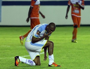 Sergio Junior comemora gol do Macaé sobre o Duque de Caxias (Foto: Tiago Ferreira/Divulgação)