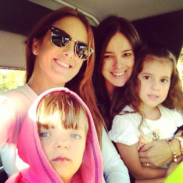 Ticiane Pinheiro com Rafa Justus e Vera Viel com as filhas (Foto: Instagram / Reprodução)
