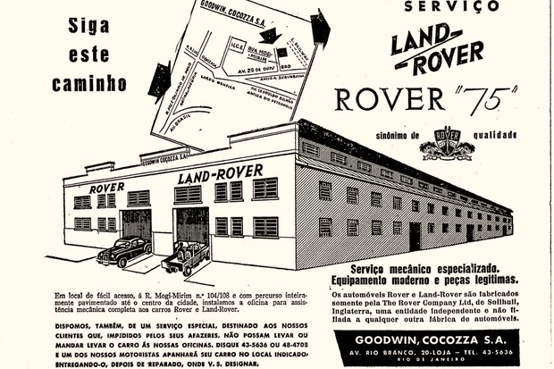 História da Land Rover no Brasil (Foto: Reprodução)