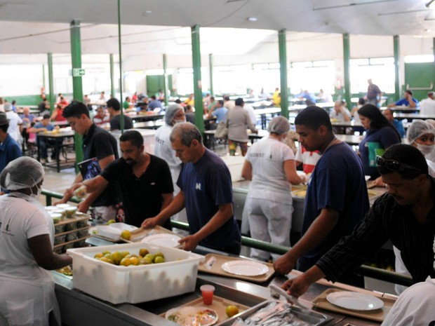 Restaurante comunitário de Santa Maria, no Distrito Federal (Foto: Dênio Simões/GDF/Divulgação)