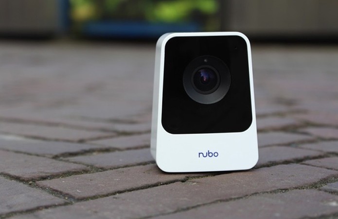 Nubo é uma câmera de segurança apresentada pela Panasonic com conexão 4G (Foto: Divulgação/Panasonic)
