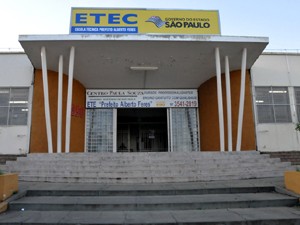 A Escola de Tecnologia  (Etec) Prefeito Alberto Feres, em Araras (SP) (Foto: Divulgação/Prefeitura de Araras)